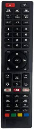 V4 Gadgets Compatible for JVC TV Remote Suitable for LCD LED Universal Remote for All Original Model of JVC Television with Netflix YouTube ESHARE Hotkeys Remote Controller