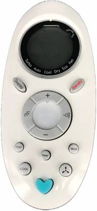 Technology Ahead Replacement Remote Control for Onida AC COMPATIBLE FOR ONA AC WITH DISPLAY BUTTON SAME REMOTE MODEL ONLY ONIDA AC 143 DISPLAY BUTTON Remote Controller (White) Onida AC Remote Controller