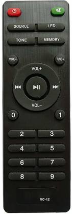 Nij RC-12 HT Compatible For Home Theater System Remote Control CREATIVE Remote Controller