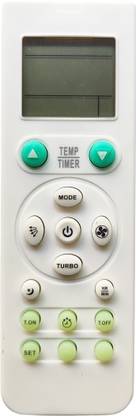 Harsh Enterprises VE-102 Compatible for Voltas and Videocon ac remote with Turbo mode Turbo Split/Window Air Conditioner remote control FREE Battery Harsh Enterprises Remote Controller
