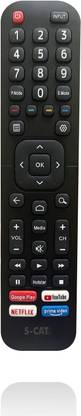 S-Cat Remote Control EN2BY27V Compatible for LED TV  VU LED TV Remote Controller