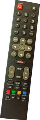 Ehop Compatible Remote Control for Smart Tv with Youtube function Marq Remote Controller