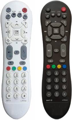 HDF Compatible for Videocon D2H (Pack of 2 - Combo Offer) Videocon D2H TV Remote Controller