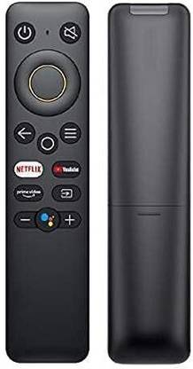 AACL Smart 4K Android LED OLED QLED TV realme Remote with Netflix, Prime Video and YouTube Hot Keys -Non Voice- Black Remote Controller