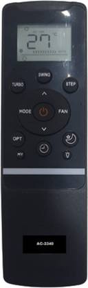 Nij AC-2340 Split AC Remote Control With Display Light CARRIER AC Remote Controller