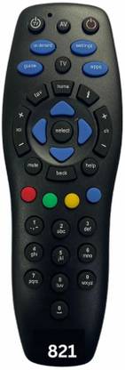 Upix 821 (No Recording) DTH Remote Compatible for Tata Sky DTH Set Top Box (EXACTLY SAME REMOTE WILL ONLY WORK) Remote Controller