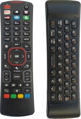 LipiWorld With Keyboard Remote (USB Dongle Included) LED Smart TV Remote Compatible For VU Tv Remote Controller