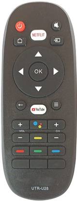 OG Remote UTR-U28 (without Voice Function) Compatible with HAIER 4K SMART LED LCD TV Remote Controller