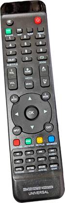 Ehop 6IN1 Compatible remote control for Smart TV 3204 3250 3254 3201 3253 3214 Intex Remote Controller