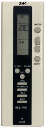 Upix 119 AC Remote 119-BL (No Backlight) AC Remote Compatible for Bluestar AC (EXACTLY SAME REMOTE WILL ONLY WORK) Remote Controller