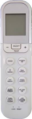 LipiWorld AC Remote Compatible for Midea Long 196 AC Midea AC Remote Controller