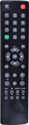 RESORB LED 391 Compatible Remote Control for Intex 3222 / 4016 / 3218 Remote Control for Intex 3222 / 4016 / 3218 / 4310 / 3224 LED LCD TV Remote Controller