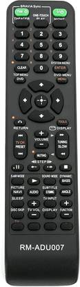 Nij RTOM RM-ADU007 HT Compatible For DVD Home Theater System Remote Control SONY Remote Controller