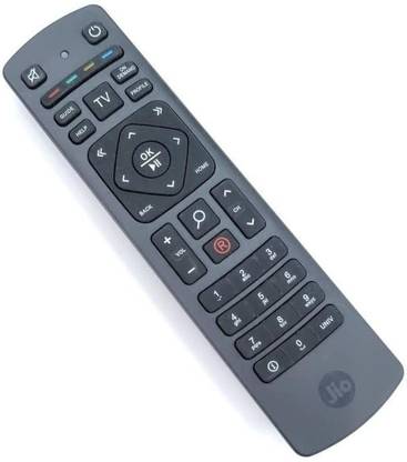 ERHIndia Compatible and Suitable Remote for  Set top Box red and Green Light Blinking Jio Remote Controller