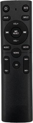 ditec Remote Control Compatible with  Soundbar Zebronics Remote Controller