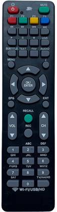 TIZOQ Remote Control Compatible for Kingstar, i-Zone & Manthan Free Dish DTH Set Top Box (with WiFi) Kingstar Free Dish DTH Set Top Box, i-Zone Free Dish DTH, Manthan Free Dish DTH Remote Controller