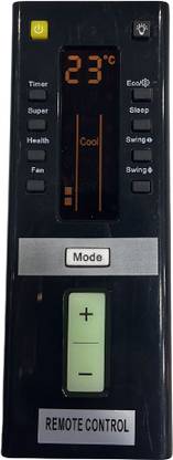 Nij AC-204A Spit Air Conditioner AC Remote Control With Back-light IFB Ac Remote Controller