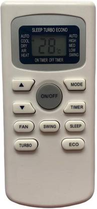 vcony AC Remote No. 116 Compatible for WHIRLPOOL/VESTER/LLYOD/IFB/TCL AC Remote WHIRLPOOL, LLYOD, IFB, TCL, VESTER Remote Controller
