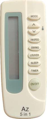 ditec Air Conditioner Remote AZURE 5IN1 Compatible with AZURE Air Conditioner AC-66 Azure Remote Controller