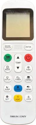 MechFox AC Remote Control Compatible Split/Window Air Conditioner | Model No. AC-309 | 5000-In-1 Remote Controller