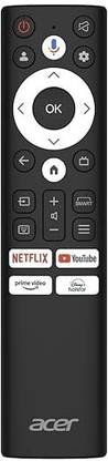 AACL Compatible with Acer Tv Remote Original Model Suitable for I Series and H Series 2K 4K 32 40 43 50 55 65 75 LED UHD FHD TV Non Voice Command Control Remote Controller