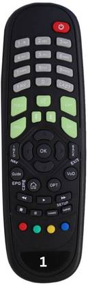 Upix STB03 DTH Remote G-STB03 DTH Remote Compatible for GTPL Set Top Box (EXACTLY SAME REMOTE WILL ONLY WORK) Remote Controller