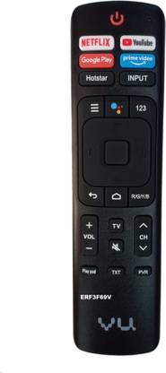 ANM REMOTE COMPATIBLE FOR VU SMART TV LCD LED - ERF3F69V EXACT SAME MODEL - WITHOUT VOICE FUNCTION Remote Controller