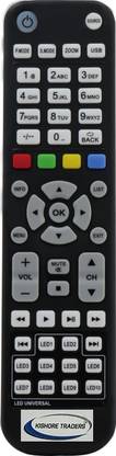 Kishore Traders Compatible Universal Remote Control For All Non Branded/Local/Chinese Led Tv Avion Led Tv Remote Controller