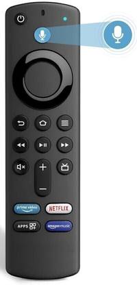 hybite Bluetooth Remote Compatible with Fire Tv Stick 4k Device with Voice Command (match your old remote) ONLY REMOTE Amazon firestick Remote Controller