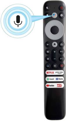 mumax Voice Command Remote Control RC902V Compatible for TCL Smart Led Tv Voice command TCL Smart Remote Controller