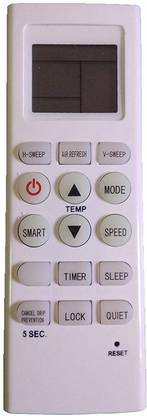 BhalTech VE- 36 AC Compatible for Voltas Voltas AC Remote Controller