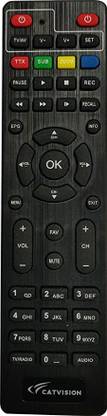 Catvision Remote Control Unit(Standard) for Set Top Box Catvision Set Top Box Only Remote Controller