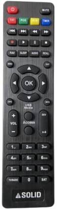Solid Only Remote for HDS2 MPEG-4 All Set-Top Box Remote Controller SOLID Remote Controller