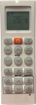 NixGlobal 36K AC Remote Compatible for LG 1.5 TON / 2 TON / 2.5 TON AC Remote Controller