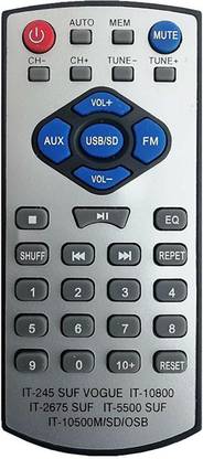 OG IT-10500 Remote Compatible with INTEX HOME THEATER Remote Controller