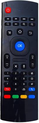 Rohit Electronics Remote Compatible with 2.4G Wireless Keyboard  Smart TV IR Learning Remote Controller