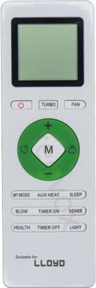 Xeovox Remote for Lloyd AC Replacement Original lloyd AC Remote 233. loyd 1 1.5 2 ton रिमोट कंट्रोलर