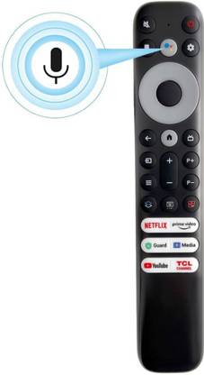 Electvision Voice Command Remote Control RC902V Compatible for TCL Smart Led Tv Voice tcl Remote Controller