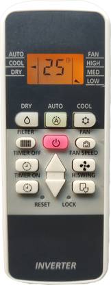 Harsh Enterprises AC-220 Compatible for Hitachi inverter AC remote with Backlight control Inverter Split / Window Air Conditioner with Battery Harsh Enterprises Remote Controller