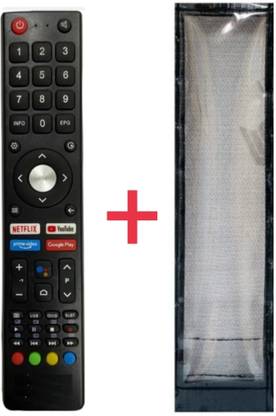 Ethex C-32 New TvR-64 Remote With cover (Remote+Cover) Tv Remote compatible for Bpl Smart led/lcd Tv Remote Control Remote Controller