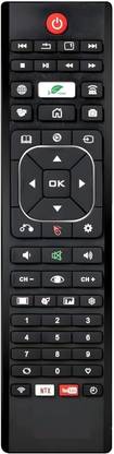 TIZOQ 02FD Remote Control Compatible for VW Android Smart VW Smart TV Remote Controller