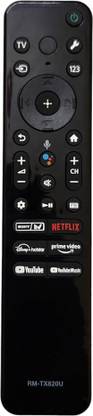 ERNIL RM-TX820U Smart Tv Remote Compatible for (NonVoice) KD-X75L KD-X80L Sony Ultra HD Smart LED TV RMTX820U TV Remote (Your Old Remote Must be Same) Remote Controller