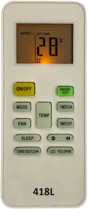 Upix 142-BL (with Backlight) AC Remote Compatible for Bluestsar AC (EXACTLY SAME REMOTE WILL ONLY WORK) Remote Controller