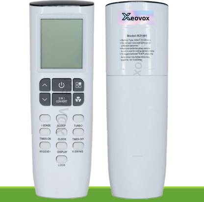 Xeovox godrej split AC Remote Control R21W1 259 for 1 1.5 2 Ton 5 in 1 Convert Hygiene Godrej Remote Controller