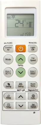 ERNIL AKB75215411 Compatible Remote For LG AC Remote (WITH WIFI & VIRAAT Button) AKB75215411 (Old Remote Must be Same) Remote Controller
