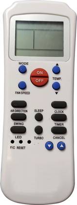 Axelleindia Infrared Air Conditioner Split & Window Remote Control Compatible For Carrier AC Remote Controller