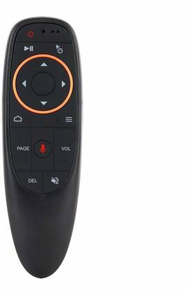 X88 Pro Wireless Bluetooth Remote G10 Air Mouse,Voice Air Mouse,Android TV Box X88 Mini M8s A95x,Remote Controller With IR Learning Fly Air Remote Mouse for Android TV Box Black Remote Controller