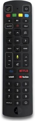 Gezok Bluetooth Remote Control Compatible With Jio TV DTH Box Remote with Voice Function (Please Match The Image with Your Old Remote) Jio, JioTV, With Voice Function, Jio TV DTH, Jio DTH Remote Controller