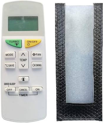 BhalTech VE- 132 PU Leather Case Cover Perfect Fitting Specially Designed Full Protective Remote (Only Remote Cover) Pls Check Your Remote Dimensions Compatible Daikin AC Remote Controller