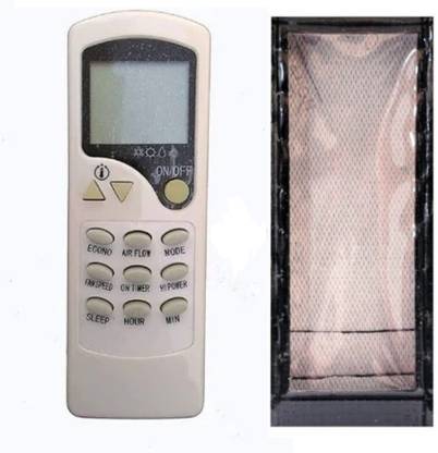 Ethex C-26 Re-7 Remote With cover (Remote+Cover) Ac Remote compatible for Carrier/Kenstar Ac Remote Controller